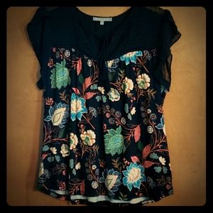 Daniel Rainn Flutter Sleeve Top